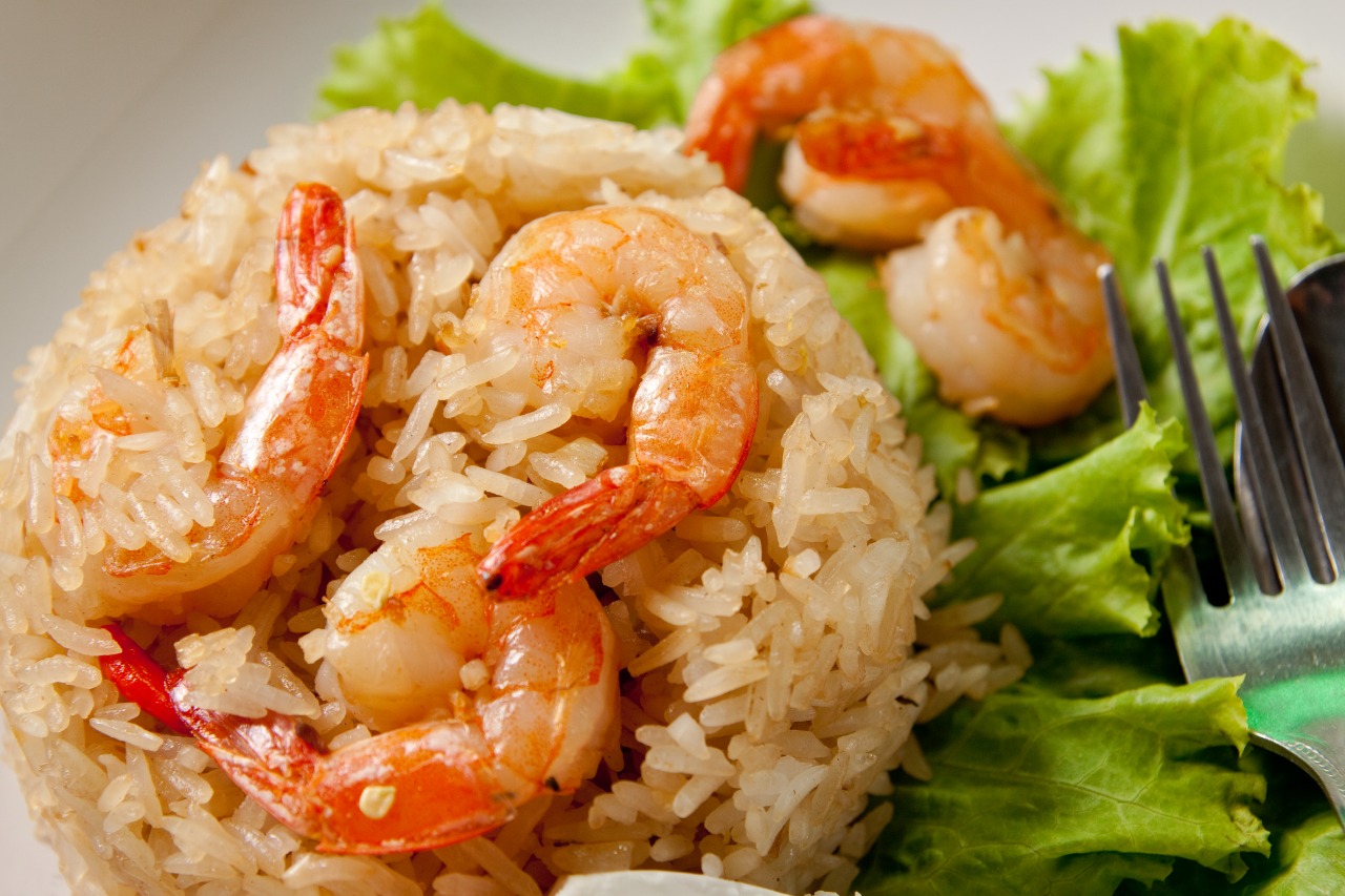 Arroz Camarones y Cangrejo